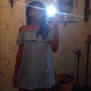 Off the shoulders dress